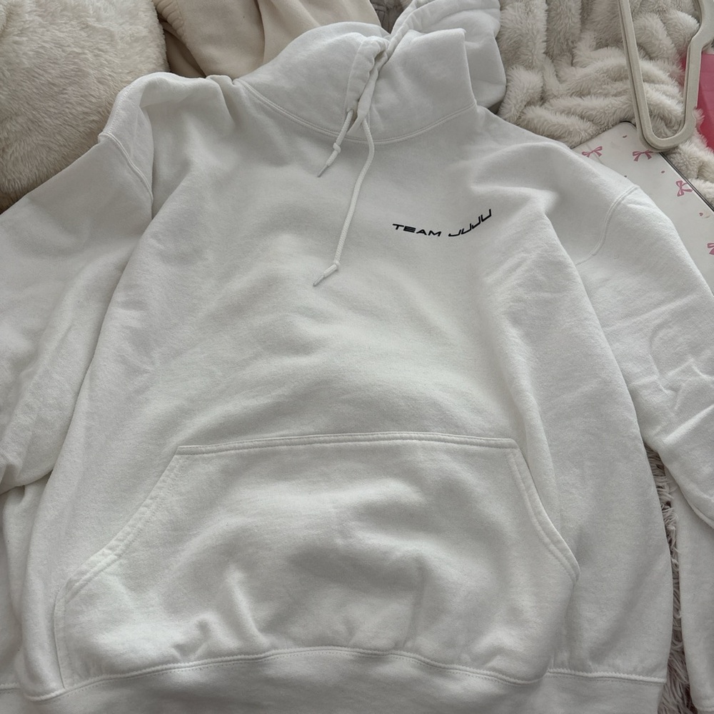 White Hoodie with Team Logo